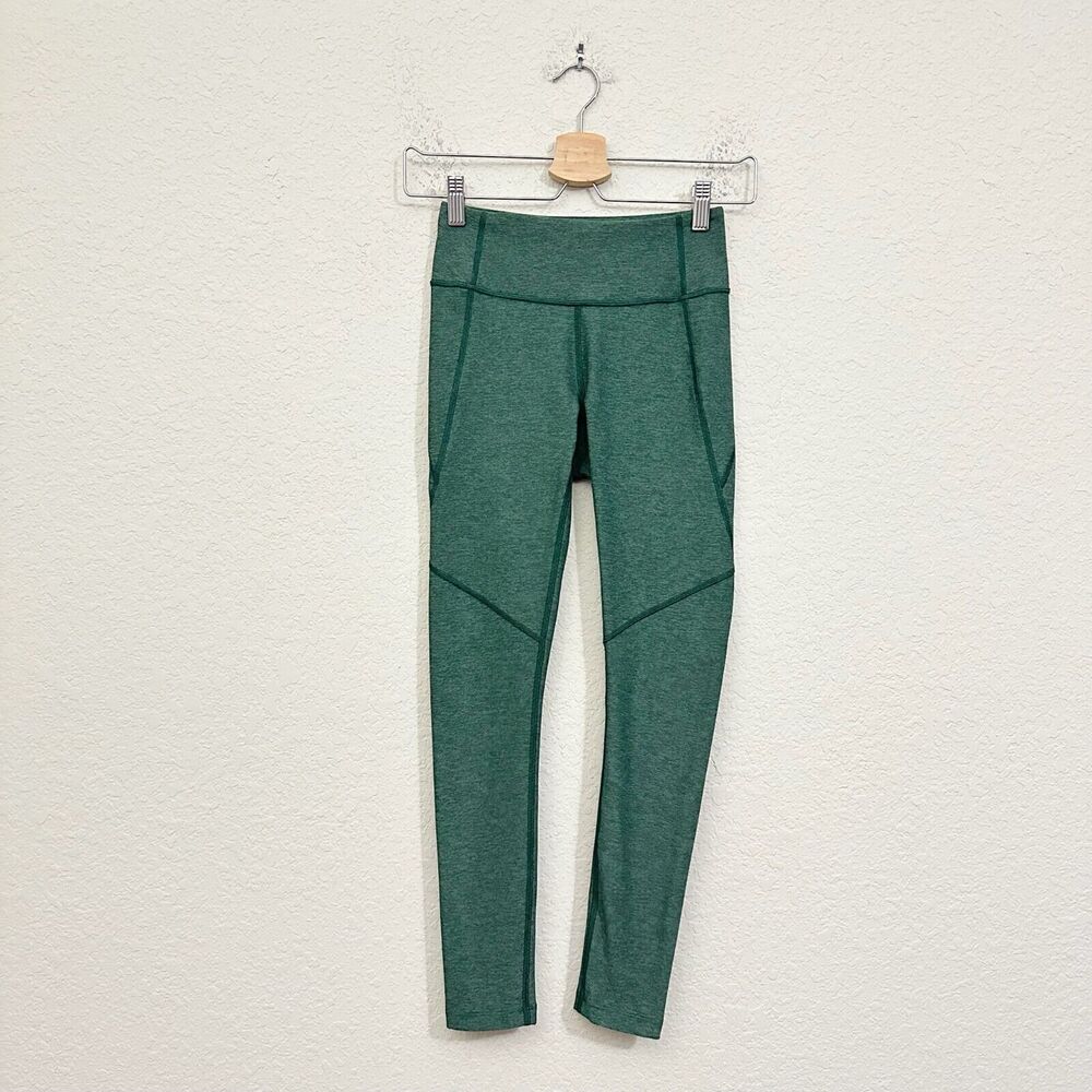 OUTDOOR VOICES Leggings Pine Green Mid Rise Yoga Gym Training
